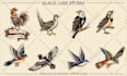 create old school american traditional tattoo artwork