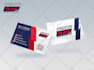 design a professional business card with custom logo