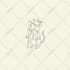 do custom minimalist tattoo design in a cute style