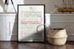 design typography printable wall art, poster and digital gallery wall art set