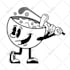 draw you an image in 30s cartoon vintage rubber hose style