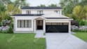 design 3d architecture exterior rendering home house commercial building model