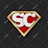 design 3d custom superhero superman logo
