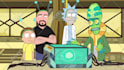 draw you a rick and morty christmas card