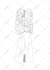 create fashion design tech pack, flat detail technical drawing