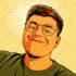 do self portrait in pop art retro design style