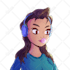 draw cartoon profile picture icon, avatar