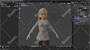 create 3d character creating for game, film in pixar, disney style