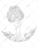 illustrate fantasy coloring pages or book for you