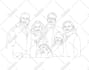 draw a vector line art portrait avatar from your picture