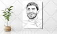 draw amazing line art portrait
