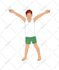 draw exercise, workout, yoga, medical, pose or etc manual guide illustrations