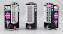 design a 3d vending machine or trade booth