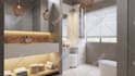design you bathroom luxuriously and beautifully in 3d