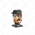 make custom bheadz model using lego bricks