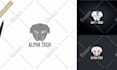 design clever geometric animal logo
