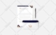 make a business card design and stationary