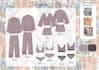 do fashion design and techpack lingerie, swimwear, seamless pattern