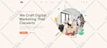 develop modern digital marketing agency wordpress website using elementor