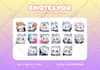 create custom chibi emotes or sub badges for twitch, discord, vtuber