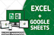 do excel, vba macros, google sheets, script, functions and form work