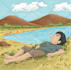 create watercolor illustrations for children book, landscape