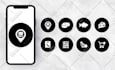 design elegant instagram highlight icons