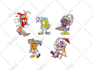 create retro cartoon mascots