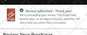 leave a review for your product