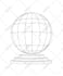 illustrate 2d vector map, city map, campground site