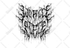 make custom black metal logo