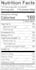 create a compliant nutrition facts panel