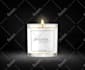 do luxury minimalist candle label and product label