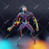 do 3d game character and 3d modeling for game in blender