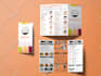 do professional bifold, trifold brochure and menu design