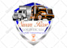 design unique dispatch and logistic truck logo