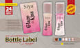 design lip balm label, stickers label badges