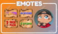draw or animate emotes and pannels for twitch