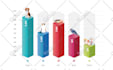 design professional infographic graph and data visualization
