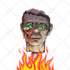 horror gore  illustration with my own style