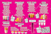 design menu for coffee, bubble tea shop, cafe, restaurant