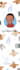 design creative and printable bookmarks and stickers