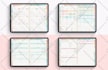 custom design etsy hyperlinked digital planner, digital journal and calendar