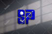 do 3d modern minimalist company business logo design