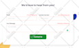 develop php contact form, responsive html form