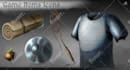 draw custom fantasy dnd weapons  art and props