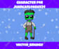 draw your character, mascot, outfit or accessories for nft