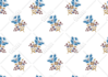 design a unique seamless watercolour pattern for textile or any surface