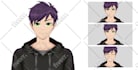 design custom vtuber live2d model ready for rigging