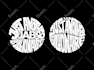 make design circle typography logo or illustration for brand